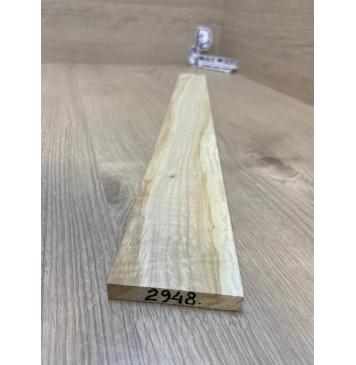 Клён Американский Волнистый заготовка накладки для электрогитары Смешанный А Волна ААА 10х68-54х550 мм-1