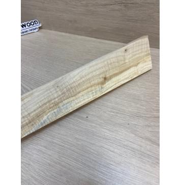 Клён Американский Волнистый заготовка накладки для электрогитары Смешанный А Волна ААА 10х68-54х550 мм-11