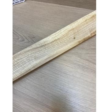 Клён Американский Волнистый заготовка накладки для электрогитары Смешанный А Волна ААА 10х68-54х550 мм-14