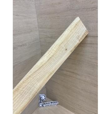 Клён Американский Волнистый заготовка накладки для электрогитары Смешанный А Волна ААА 10х68-54х550 мм-6