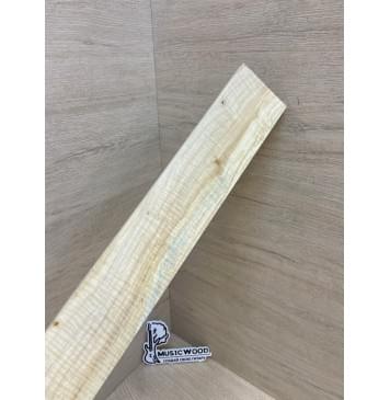 Клён Американский Волнистый заготовка накладки для электрогитары Смешанный А Волна ААА 10х68-54х550 мм-8