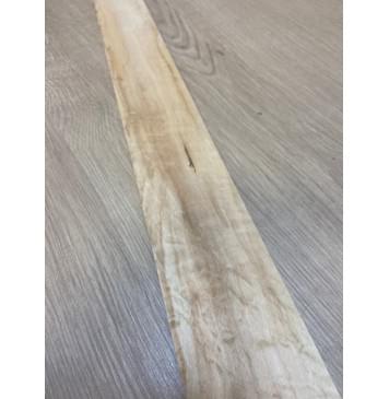 Клён Американский Волнистый заготовка накладки для электрогитары Смешанный А Волна А 8х72-65х545-535 мм-2