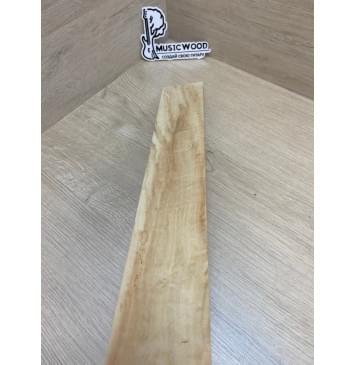 Клён Американский Волнистый заготовка накладки для электрогитары Смешанный А Волна А 8х72-65х545-535 мм-8