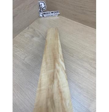 Клён Американский Волнистый заготовка накладки для электрогитары Смешанный А Волна А 8х72-65х545-535 мм-10