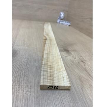 Клён Американский Волнистый заготовка накладки для электрогитары Радиал А Волна ААА 9х55-43х615 мм-1