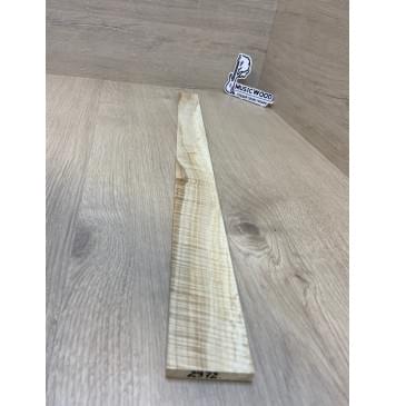 Клён Американский Волнистый заготовка накладки для электрогитары Радиал А Волна ААА 9х55-43х615 мм-3