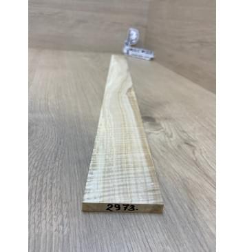 Клён Американский Волнистый заготовка накладки для электрогитары Радиал А Волна ААА 9х62-46х615 мм-1