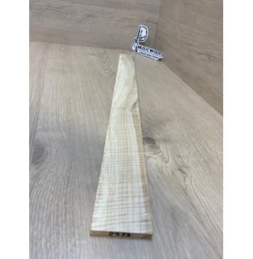 Клён Американский Волнистый заготовка накладки для электрогитары Радиал А Волна ААА 9х62-46х615 мм-3