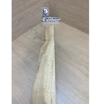 Клён Американский Волнистый заготовка накладки для электрогитары Радиал А Волна ААА 9х62-46х615 мм-10