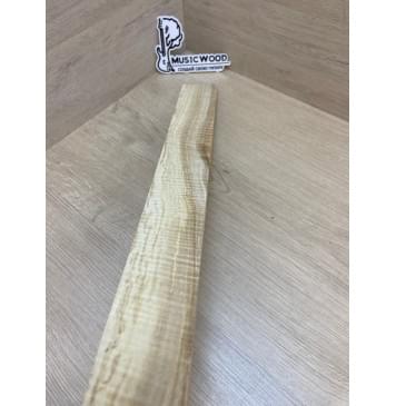 Клён Американский Волнистый заготовка накладки для электрогитары Радиал А Волна ААА 9х62-46х615 мм-8