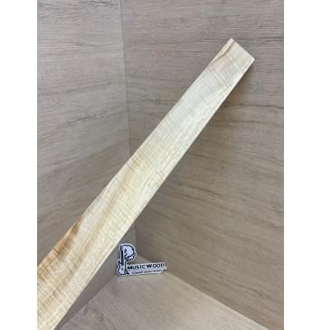 Клён Американский Волнистый заготовка накладки для электрогитары Радиал А Волна ААА 9х62-46х615 мм-9