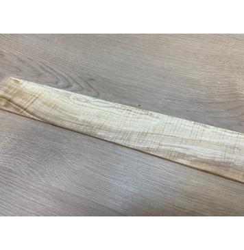 Клён Американский Волнистый заготовка накладки для электрогитары Радиал А Волна ААА 7х73-60х615 мм-10