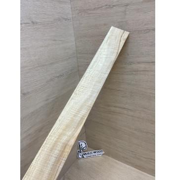 Клён Американский Волнистый заготовка накладки для электрогитары Радиал А Волна ААА 7х73-60х615 мм-7