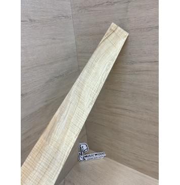 Клён Американский Волнистый заготовка накладки для электрогитары Радиал А Волна ААА 7х73-60х615 мм-8