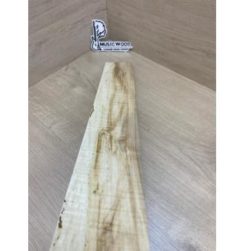 Клён Американский Волнистый заготовка накладки для электрогитары Радиал А Волна А 8.6х85х635 мм-7