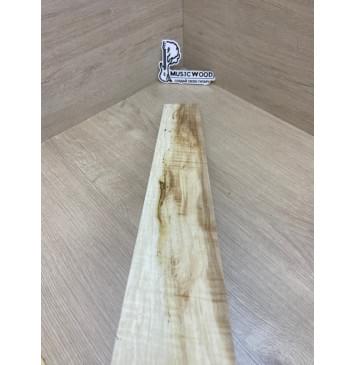 Клён Американский Волнистый заготовка накладки для электрогитары Радиал А Волна А 9х77х635 мм-7