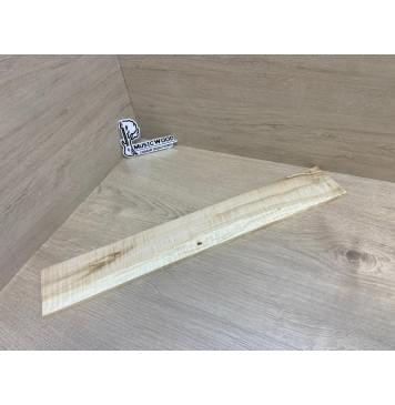 Клён Американский Волнистый заготовка накладки для электрогитары Радиал А Волна АА 8.5х90х580 мм-0