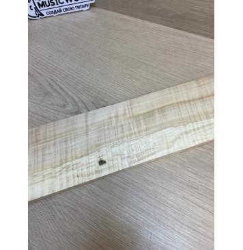 Клён Американский Волнистый заготовка накладки для электрогитары Радиал А Волна АА 8.5х90х580 мм-6