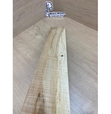 Клён Американский Волнистый заготовка накладки для электрогитары Радиал А Волна АА 8.5х90х580 мм-11