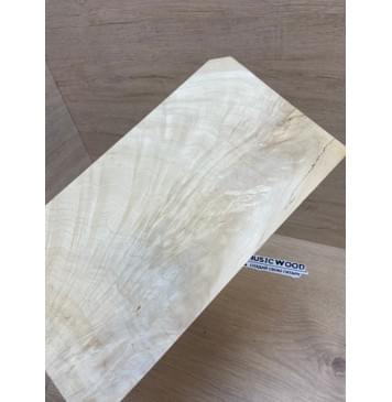 Клён Американский Волнистый заготовка накладки на головку грифа Смешанный АА Волна ААА 3.5х153-143х270 мм-3