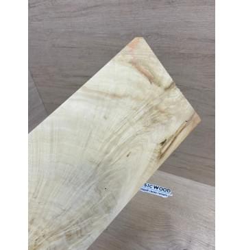 Клён Американский Волнистый заготовка накладки на головку грифа Смешанный АА Волна ААА 5х153-143х270 мм-4