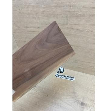 Орех Американский Заболонь заготовка накладки на головку грифа Смешанный ААА 4.7х143-106х255 мм-3