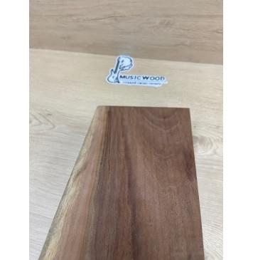 Орех Американский Заболонь заготовка накладки на головку грифа Смешанный ААА 4.7х143-106х255 мм-1