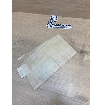 Клён Американский Волнистый заготовка накладки на головку грифа Смешанный ААА Волна АА 4х155-134х225 мм-1