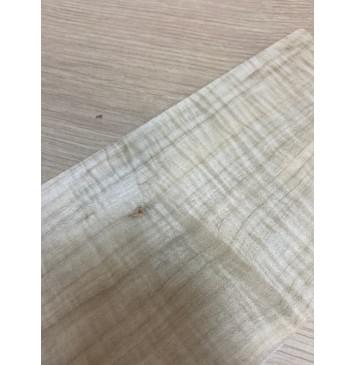 Клён Американский Волнистый заготовка накладки на головку грифа Смешанный А Волна АА 4.2х124-104х225 мм-3