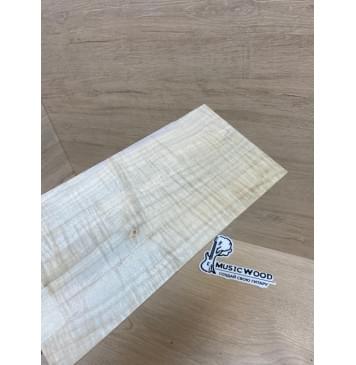 Клён Американский Волнистый заготовка накладки на головку грифа Смешанный А Волна АА 4.2х124-104х225 мм-6