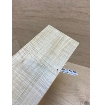 Клён Американский Волнистый заготовка накладки на головку грифа Смешанный ААА Волна АА 5х130-112х220 мм-4