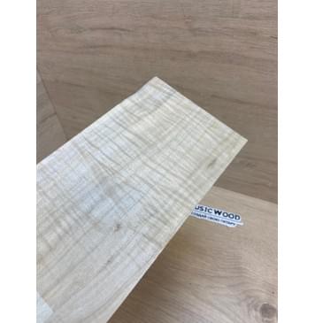 Клён Американский Волнистый заготовка накладки на головку грифа Смешанный ААА Волна АА 5х130-112х220 мм-6