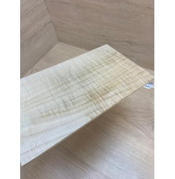 Клён Американский Волнистый заготовка накладки на головку грифа Смешанный ААА Волна АА 3.6х145-125х220 мм-1