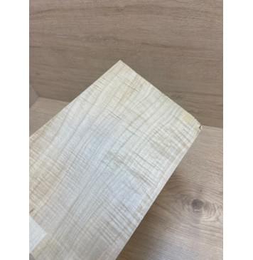 Клён Американский Волнистый заготовка накладки на головку грифа Смешанный ААА Волна АА 3.5х160-140х215 мм-2