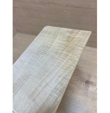 Клён Американский Волнистый заготовка накладки на головку грифа Смешанный ААА Волна АА 3.5х160-140х215 мм-3