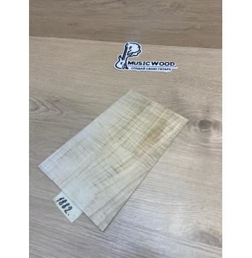 Клён Американский Волнистый заготовка накладки на головку грифа Смешанный ААА Волна АА 3.6х130-128х215 мм-0