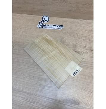 Клён Американский Волнистый заготовка накладки на головку грифа Смешанный ААА Волна АА 3.6х130-128х215 мм-1