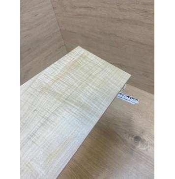 Клён Американский Волнистый заготовка накладки на головку грифа Смешанный ААА Волна АА 3.6х130-128х215 мм-3