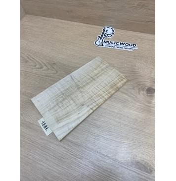 Клён Американский Волнистый заготовка накладки на головку грифа Смешанный ААА Волна АА 7х140-120х220 мм-1