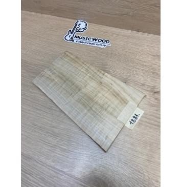 Клён Американский Волнистый заготовка накладки на головку грифа Смешанный ААА Волна АА 7х140-120х220 мм-0