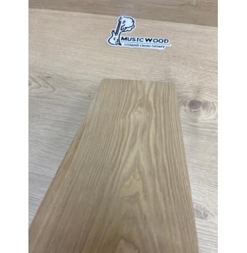 Ясень Дальневосточный заготовка накладки на головку грифа Тангент АА 3.5х125х295 мм-2