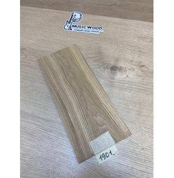 Ясень Дальневосточный заготовка накладки на головку грифа Тангент АА 3.5х125х295 мм-0