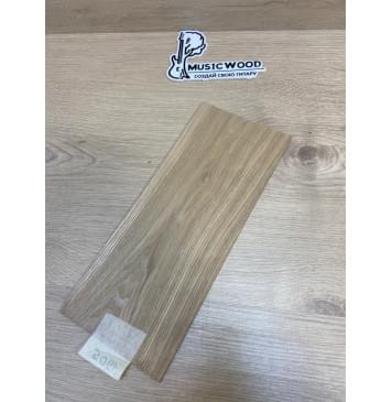 Ясень Дальневосточный заготовка накладки на головку грифа Тангент АА 4.5х125х275 мм-1