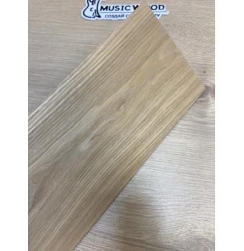 Ясень Дальневосточный заготовка накладки на головку грифа Тангент АА 4.5х125х275 мм-3