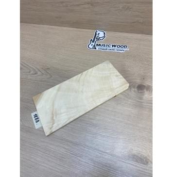 Клён Белый Явор, Волнистый заготовка накладки на головку грифа Смешанный ААА Волна АА 5.8х120-112х245 мм-0