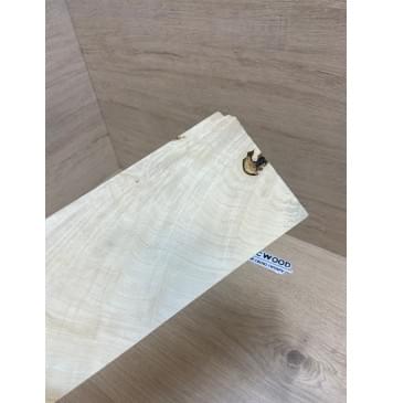 Клён Белый Явор, Волнистый заготовка накладки на головку грифа Смешанный ААА Волна АА 5.8х120-112х245 мм-1