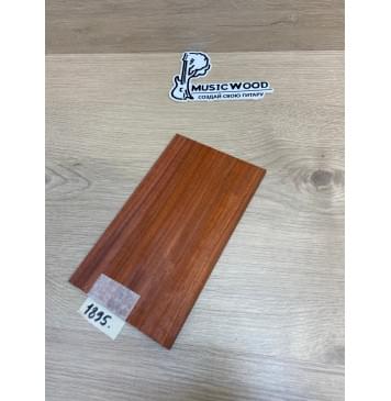 Падук заготовка накладки на головку грифа Радиал ААА 4.3х120х200 мм-1