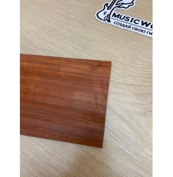 Падук заготовка накладки на головку грифа Радиал АА 4.5х120х200 мм-1