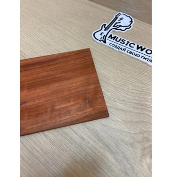 Падук заготовка накладки на головку грифа Радиал АА 4.5х120х200 мм-4