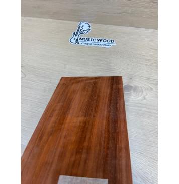 Падук заготовка накладки на головку грифа Радиал АА 4.5х120х200 мм-2